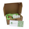 Box cadeau personnalisé pour Noël collection tisane avec kit de plantation pour cultiver son plant de tisane (mélisse, menthe poivrée, sauge, thym)