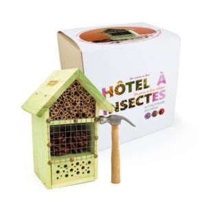 Hôtel à insectes personnalisable servant d'objet de communication original et objet publicitaire écologique