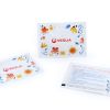 Sachet de graines en papier végétal 60x80 mm, support de communication personnalisable, idéal comme objet publicitaire écologique. Léger et parfait pour des campagnes de distribution en masse, avec une texture et une coloration naturelle issues de fibres de tomates.