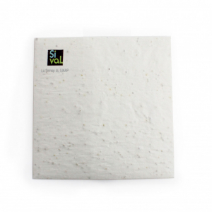 Enveloppe en papier ensemencé personnalisable servant d'objet publicitaire tendance zéro déchet