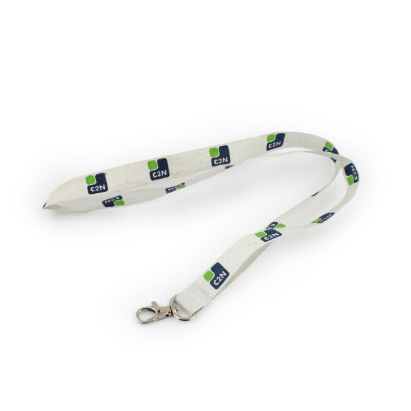 lanyard en papier ensemencé et écologique pour des évènements zéro déchet