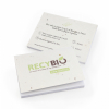 Bloc-note papier graines personnalisable, goodie made in France avec couverture de fleurs ensemencée, format compact pour communication éco-responsable.