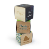 Cube bois graines, cadeau d'entreprise écologique personnalisable