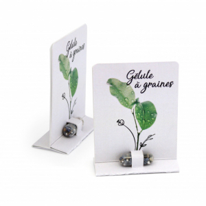 Support de communication innovant et goodies écologiques en forme de gélule à graines de fleurs ou herbes aromatiques