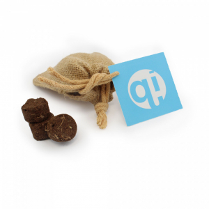 Pochon 3 palets de graines avec graines de fleurs mellifères servant de support de communication original personnalisable fabriqué en France et objet publicitaire écologique