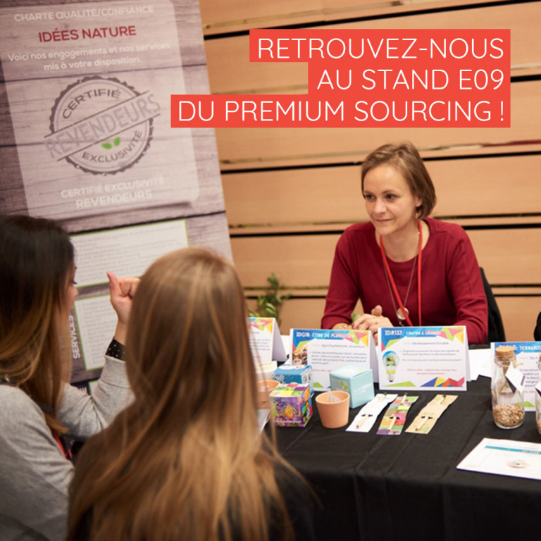 Participation Idées Nature au Premium sourcing 2022 au stand E09